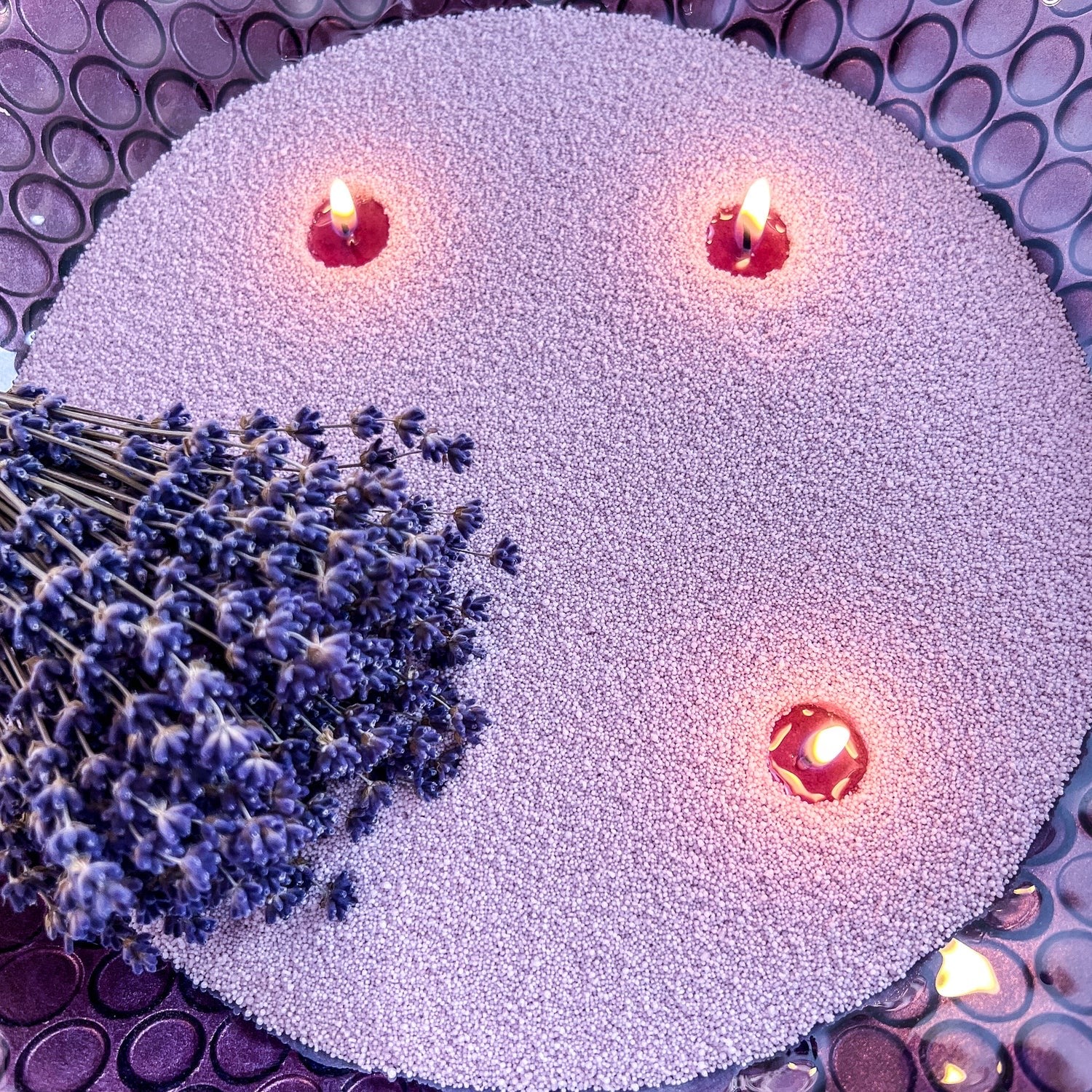 500g Inara® Pearled Candles Box + 30 Wicks - Unscented