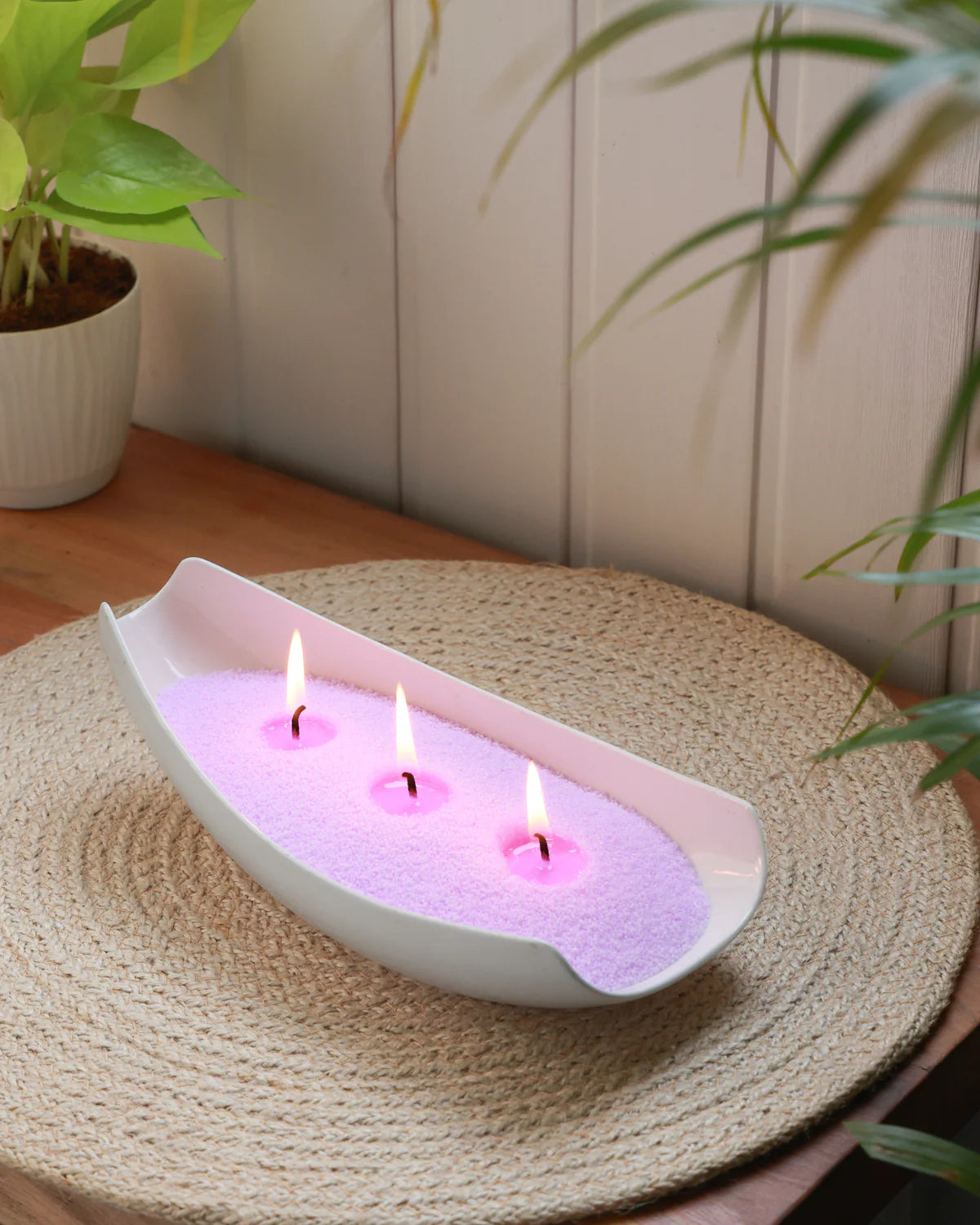 500g Inara® Pearled Candles Box + 30 Wicks - Unscented