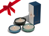 500g Inara® Pearled Candle & Aurora Trio Vase Set + 10ml Inara Fragrance Oil Bottle - Bundle