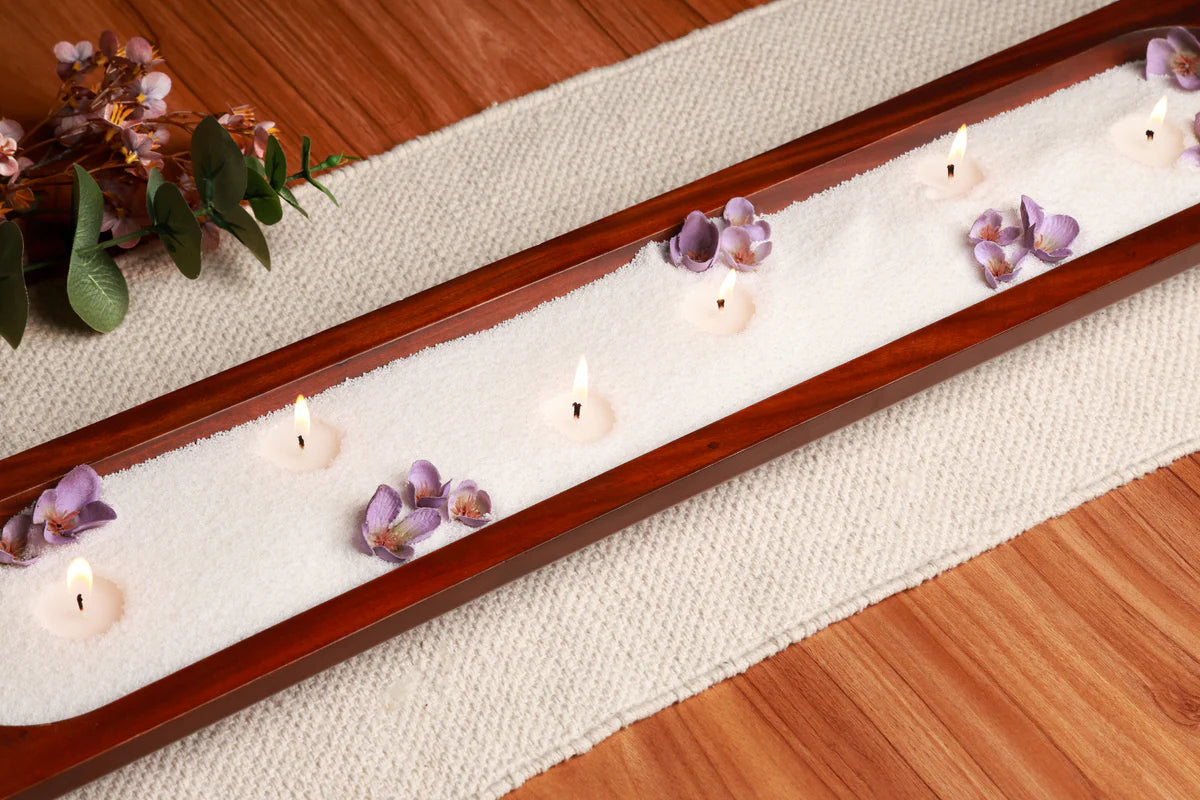 500g Inara® Pearled Candles Box + 30 Wicks - Unscented