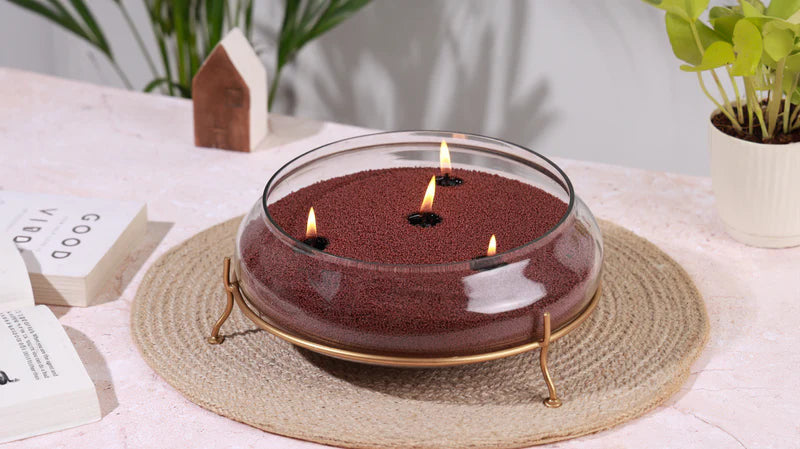 500g Inara® Signature Box + 30 Wicks + 1 Handcrafted Candle Holder + 10ml Inara® Fragrance Oil  - Bundle