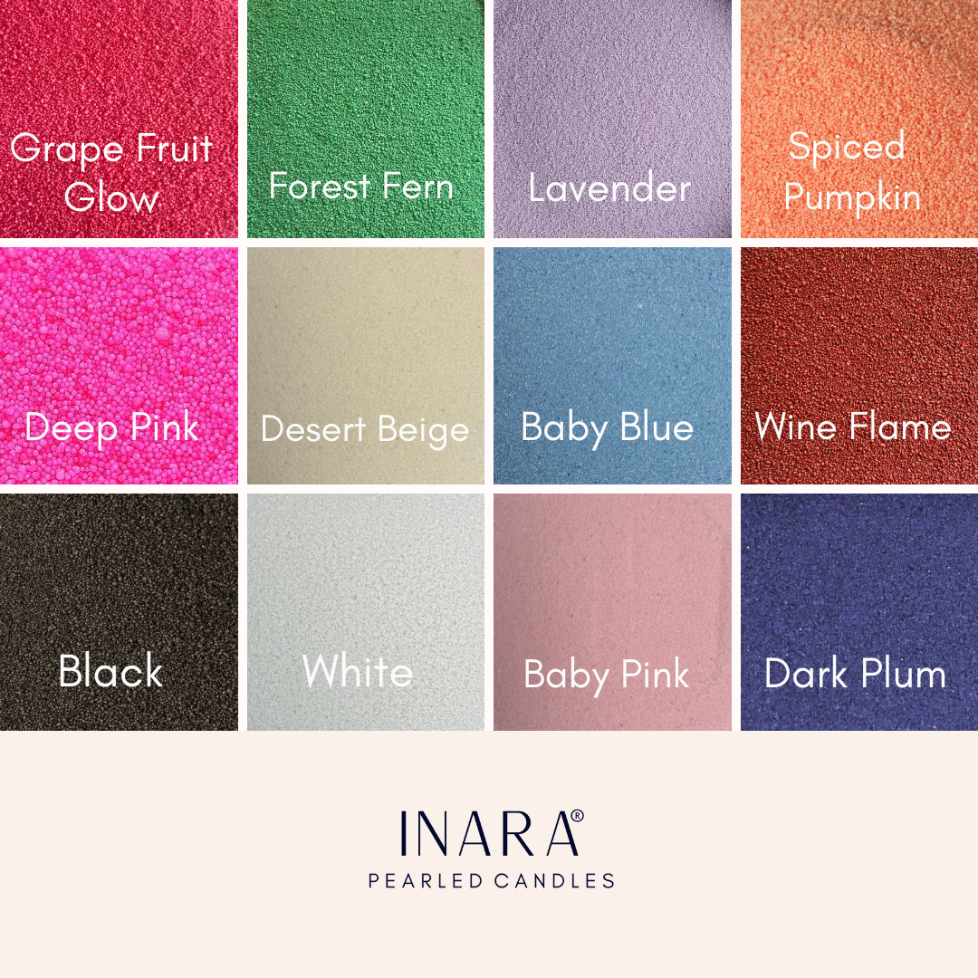 500g Inara® Signature Box + 30 Wicks + 1 Handcrafted Candle Holder + 10ml Inara® Fragrance Oil  - Bundle
