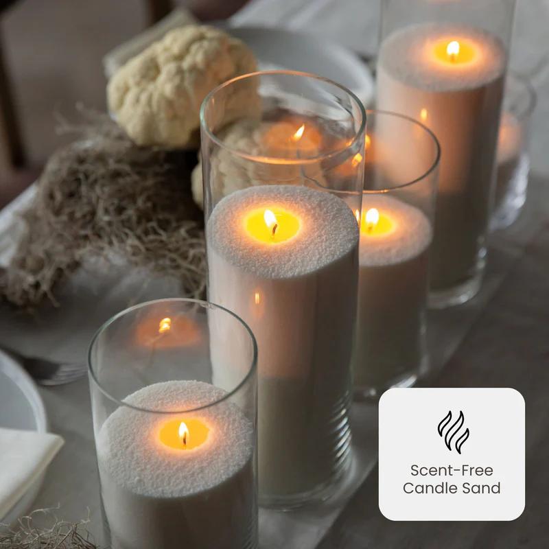 500g Inara® Pearled Candles Box + 30 Wicks - Scented