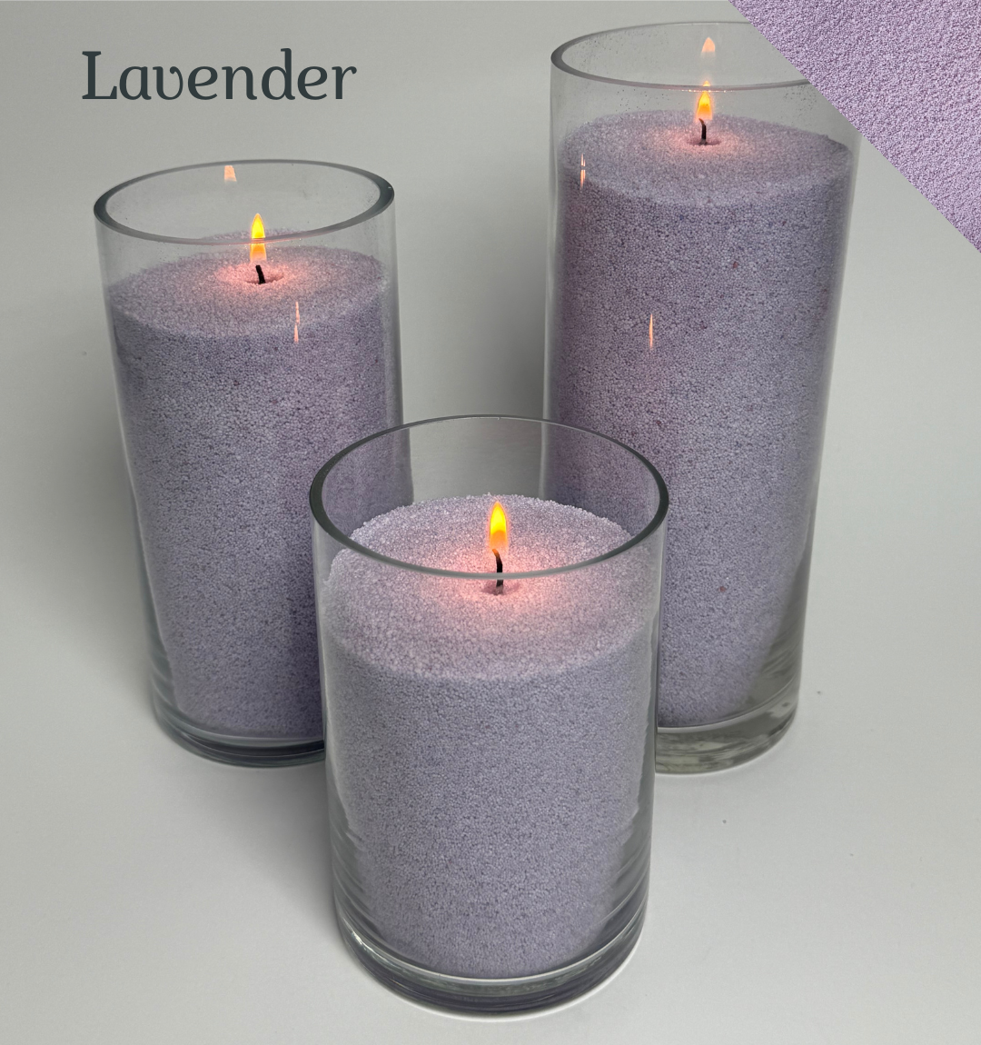 1Kg - Inara® XL Candle Sand + 40 Wicks