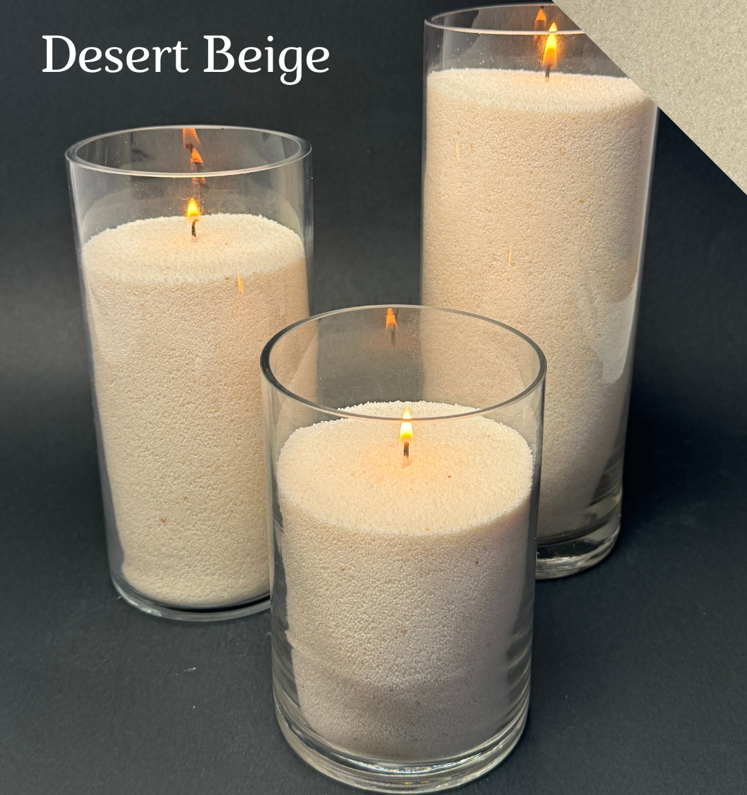 1Kg - Inara® XL Candle Sand + 40 Wicks